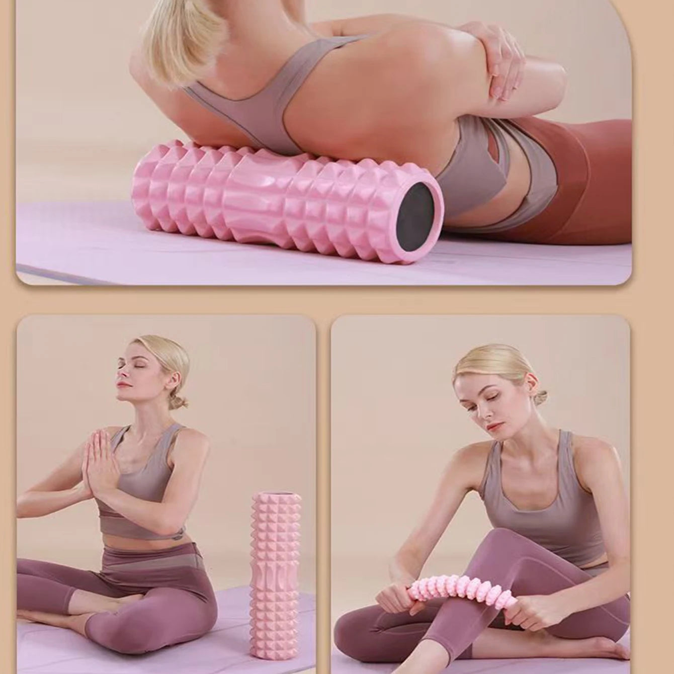 Rolo de espuma para massagem muscular